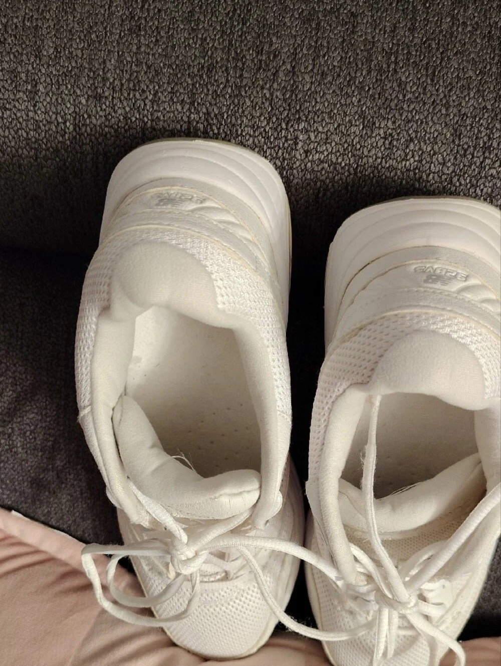 New Balance Women's White Athletic Sneakers